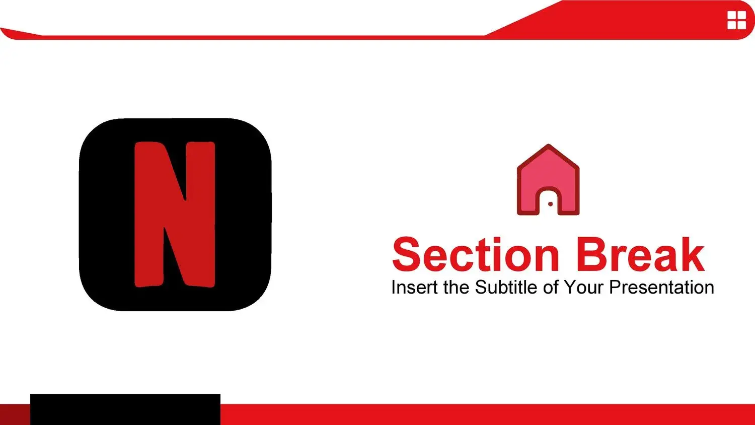 Plantilla PowerPoint Moderna de Netflix