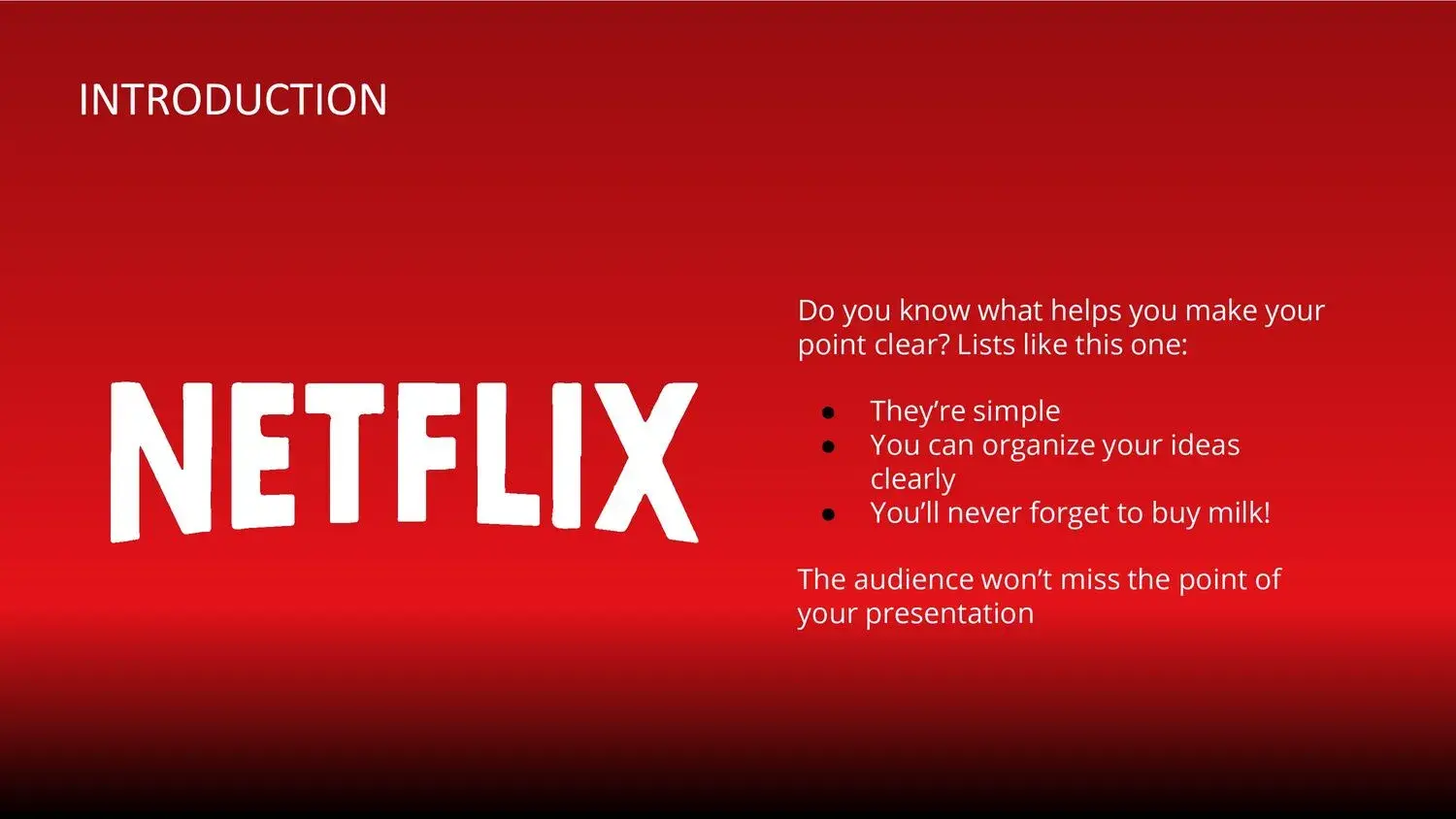 Plantilla PowerPoint Moderna de Netflix