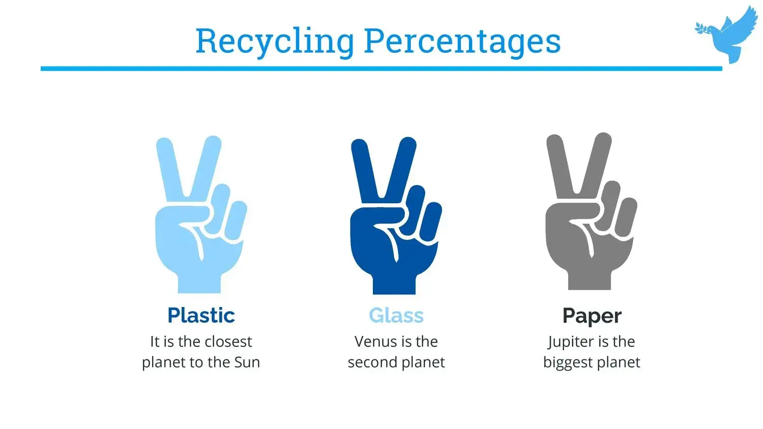 Plantilla PowerPoint acerca de la Paz