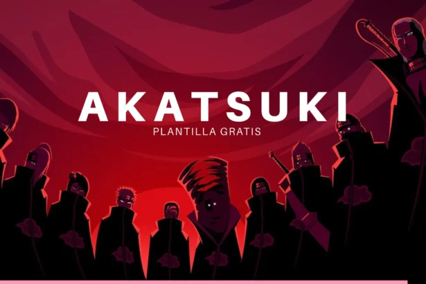 Plantilla PowerPoint de Akatsuki