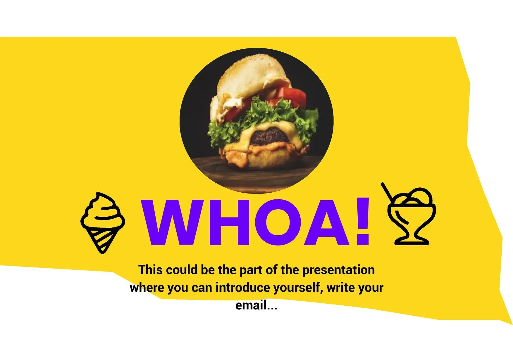 Plantilla PowerPoint de Comida Chatarra