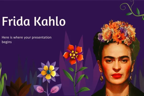 Plantilla PowerPoint de Frida Kahlo