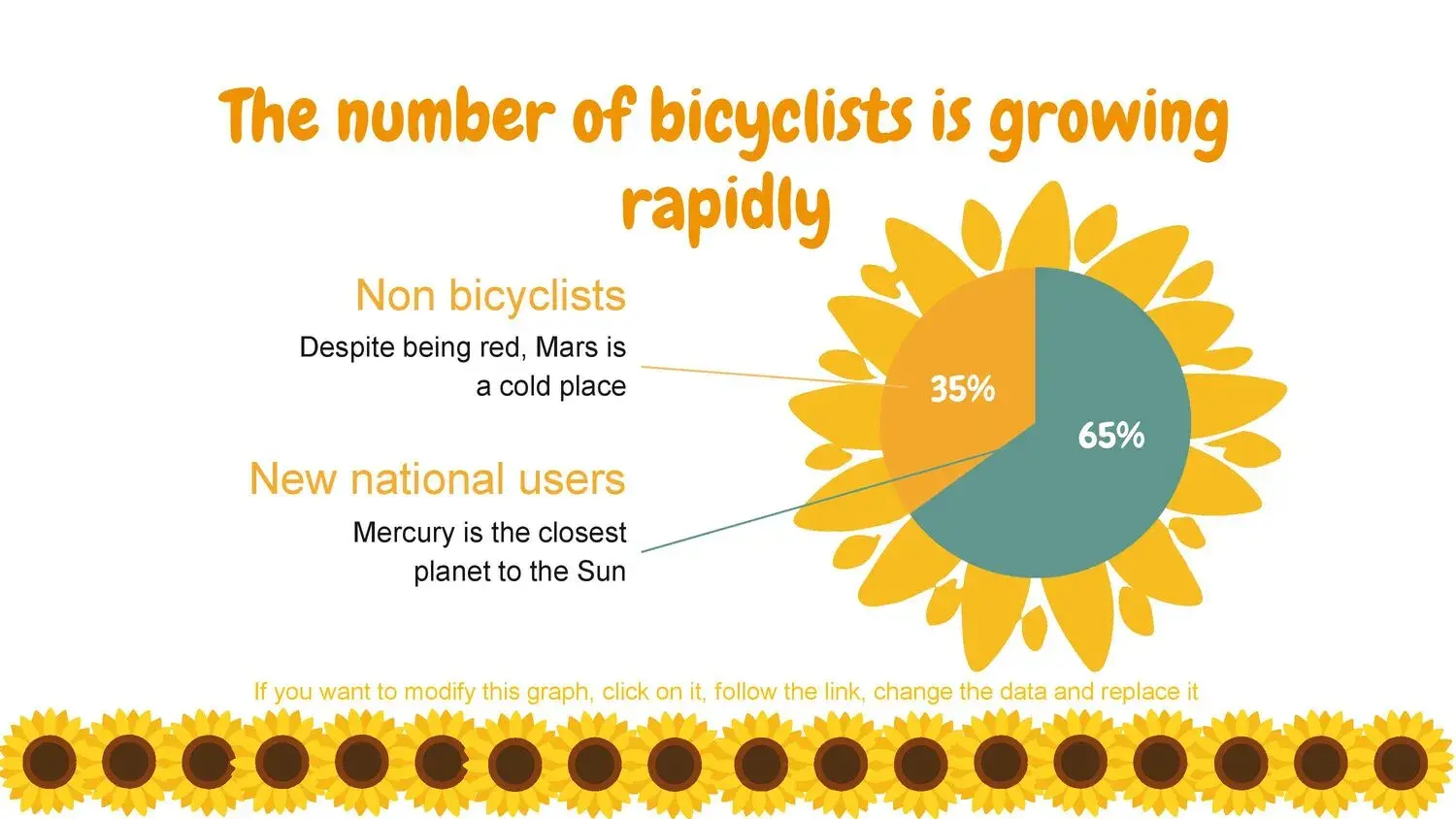 Plantilla PowerPoint de Girasoles