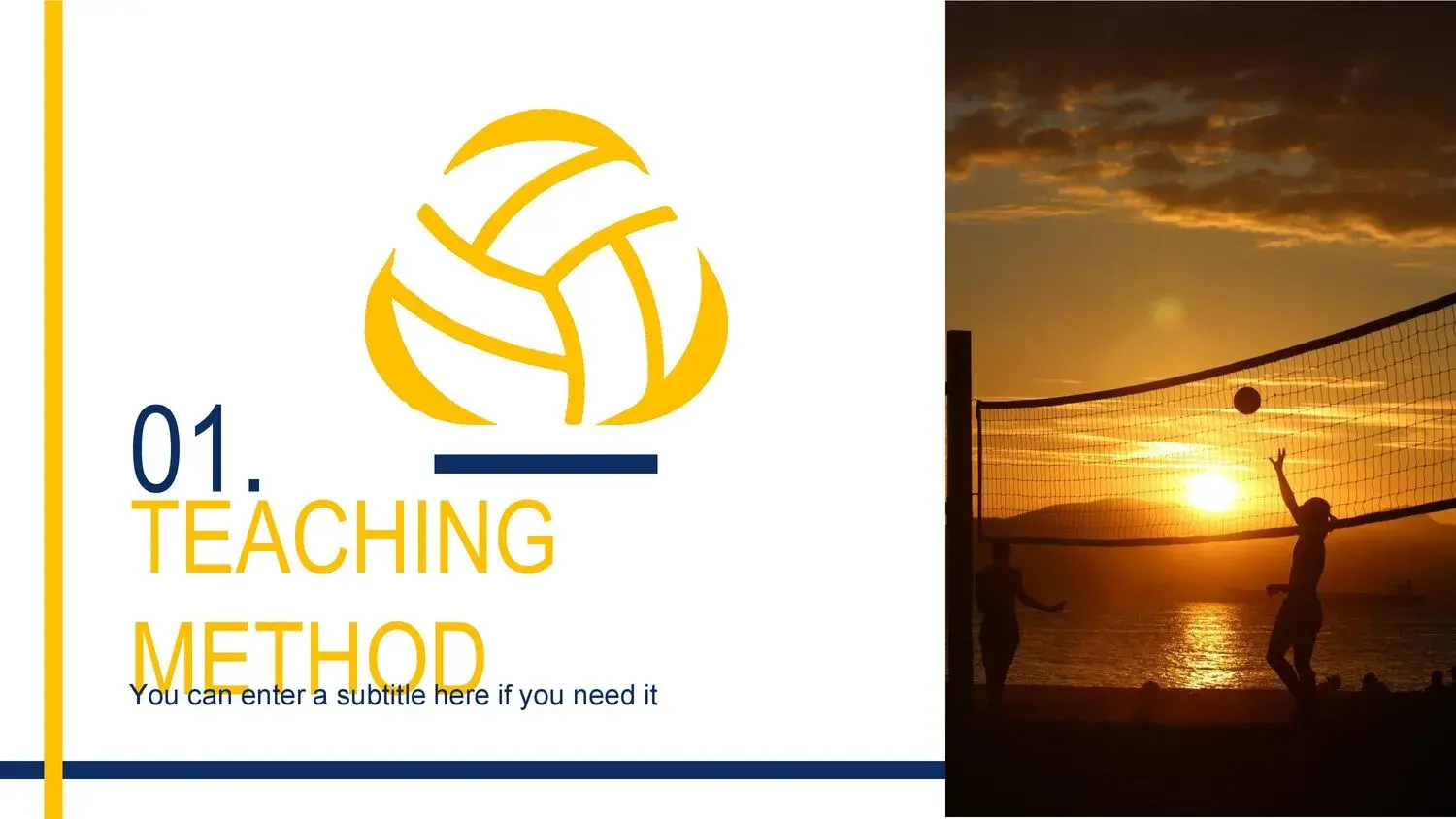 Plantilla PowerPoint de Voleibol