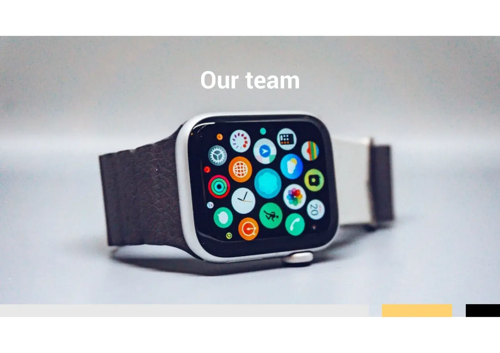 Plantilla PowerPoint de Reloj Inteligente