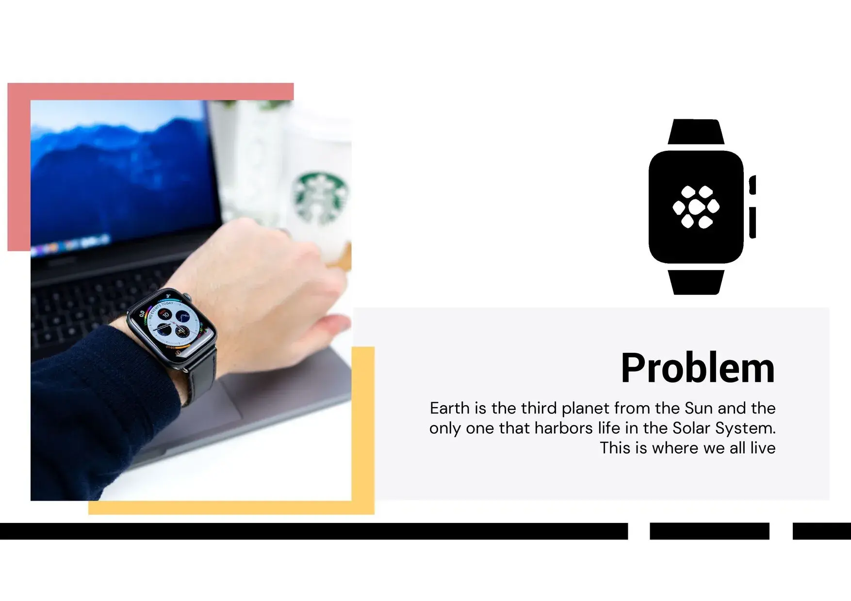 Plantilla PowerPoint de Reloj Inteligente
