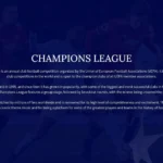 Plantilla PowerPoint de la Liga de Campeones