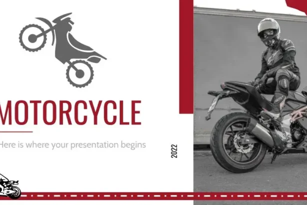 Plantilla PowerPoint de Motociclismo