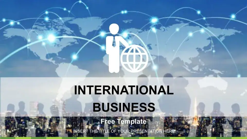 Plantilla PowerPoint de Negocios Internacionales