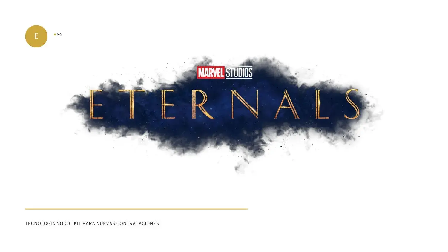 Plantilla PowerPoint de Eternals