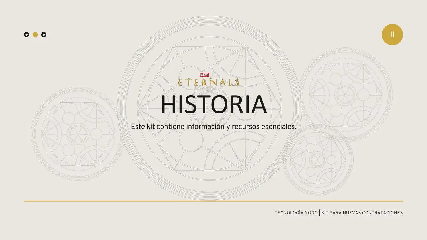 Plantilla PowerPoint de Eternals