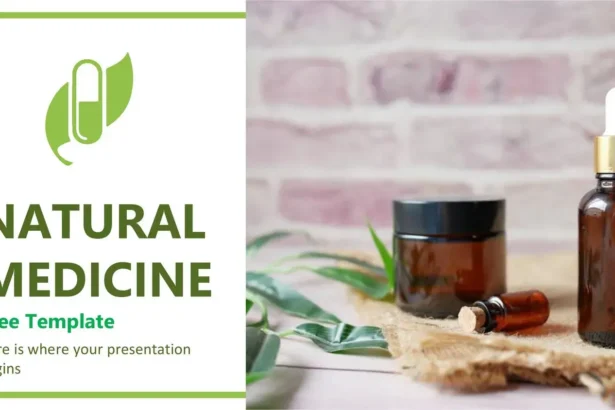 Plantilla PowerPoint de Medicina Natural