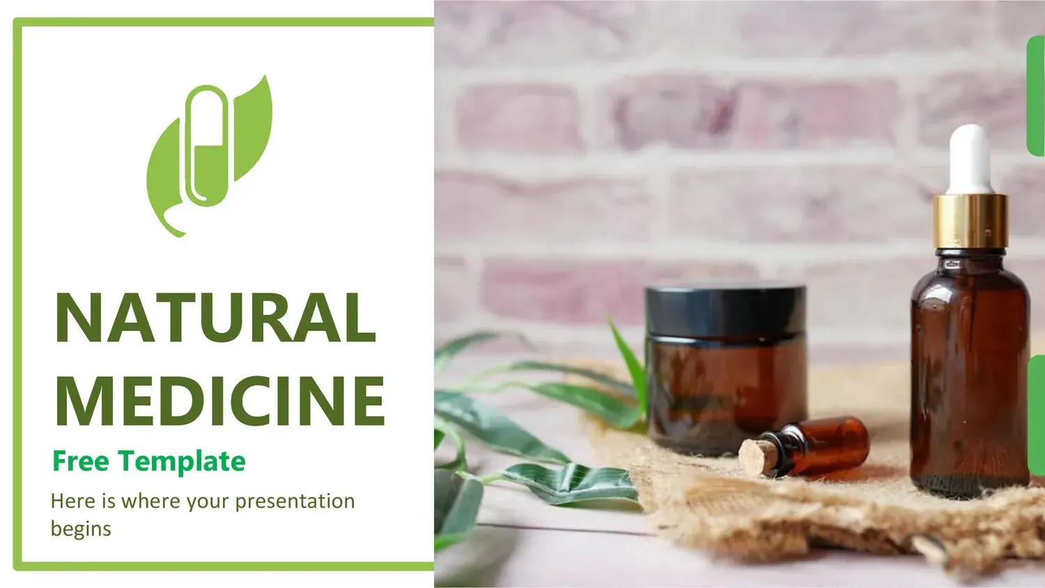 Plantilla PowerPoint de Medicina Natural