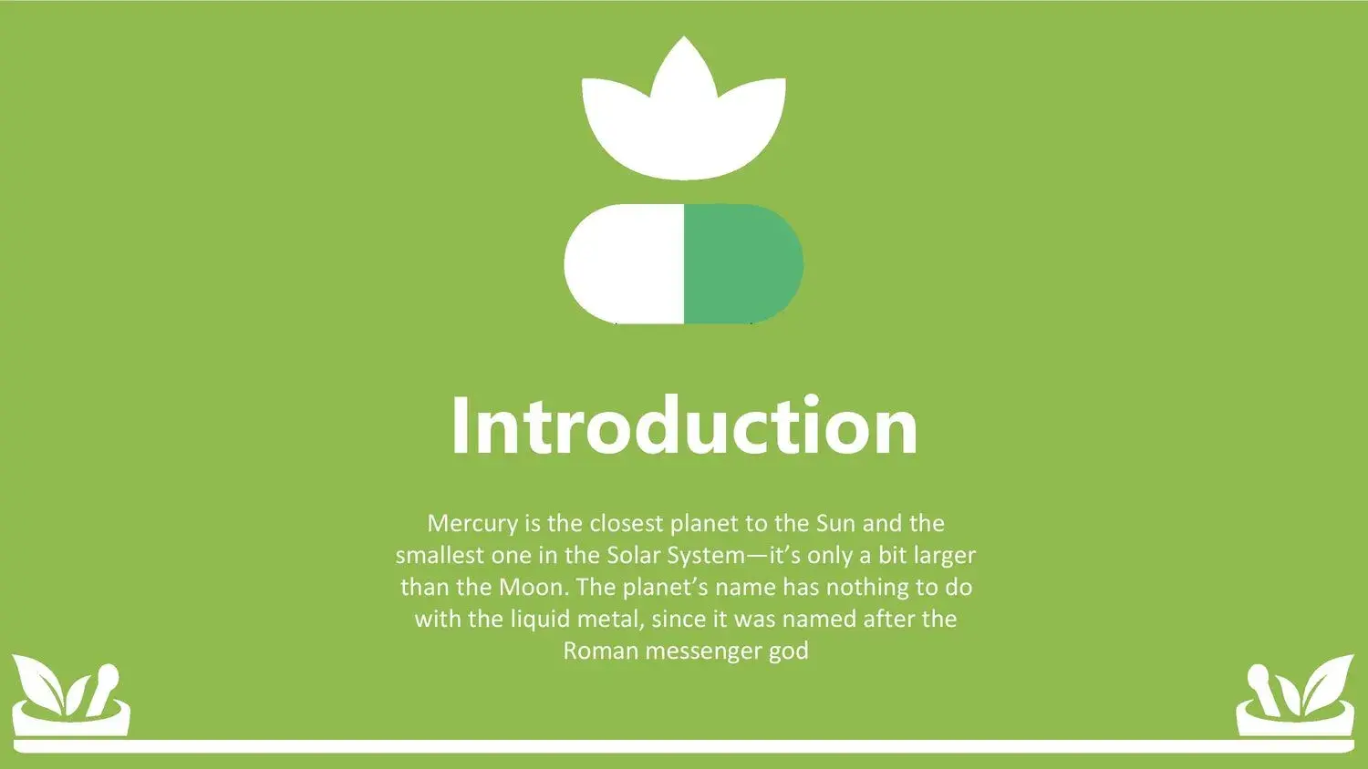 Plantilla PowerPoint de Medicina Natural