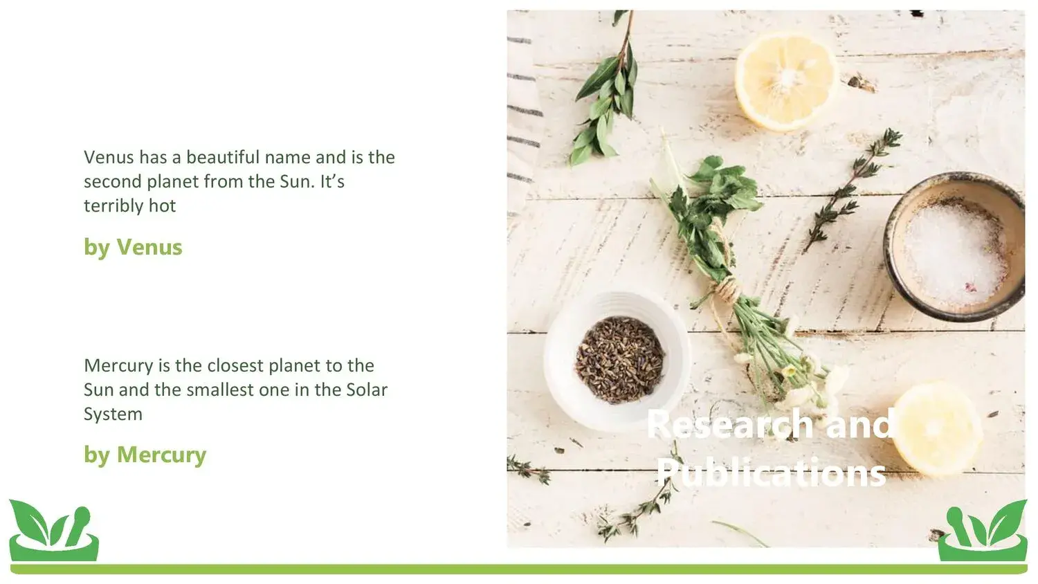 Plantilla PowerPoint de Medicina Natural