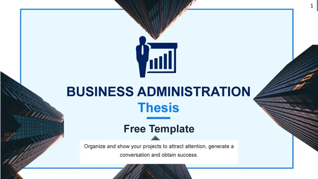 Plantilla PowerPoint para Tesis de Administración de Empresas