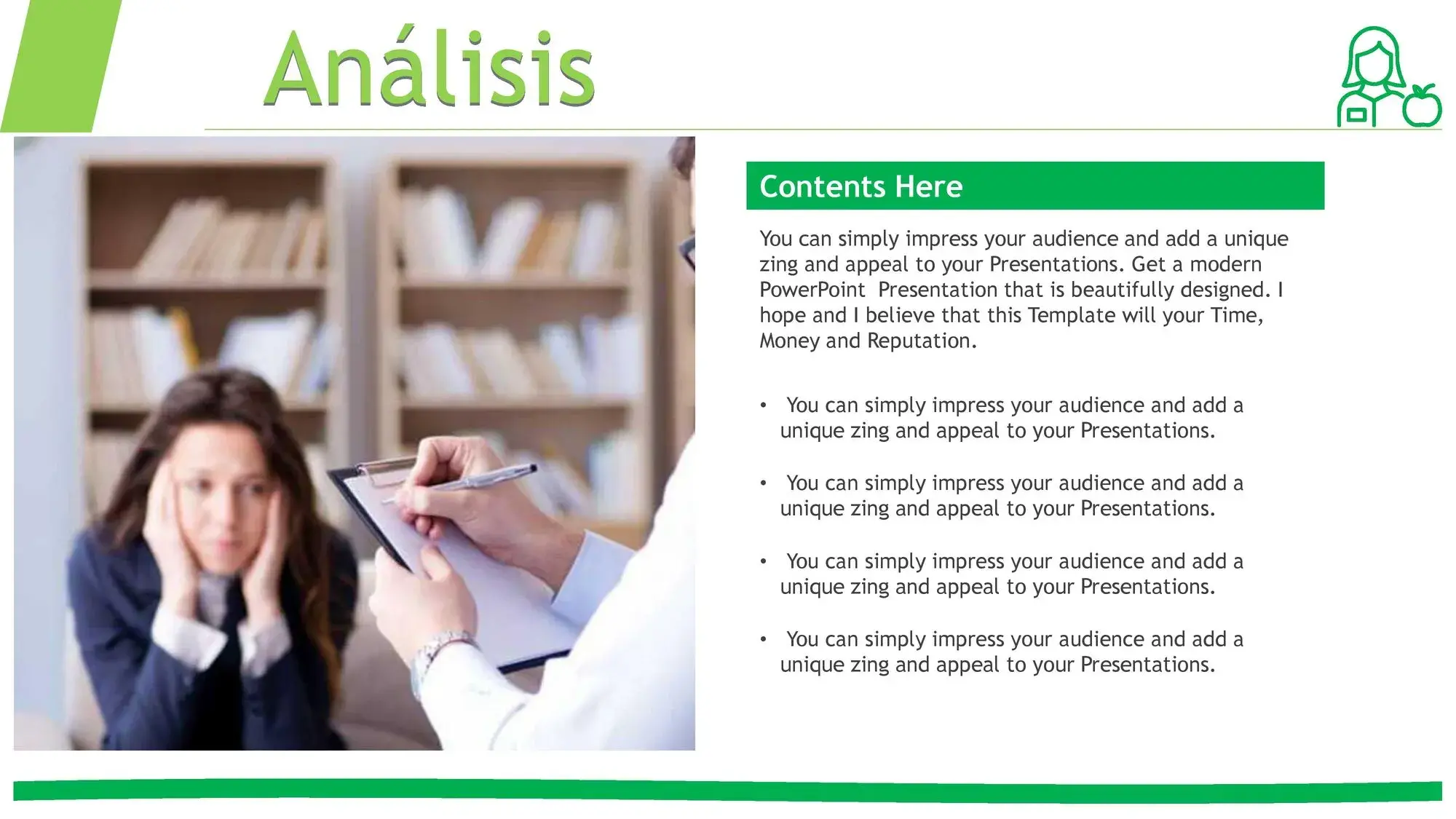 Plantilla PowerPoint para Tesis de Nutrición