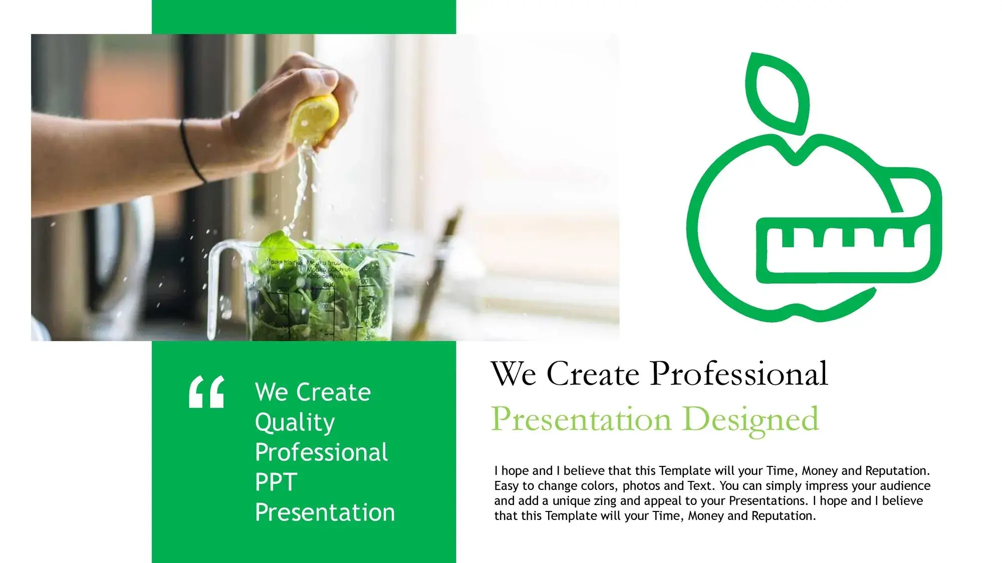 Plantilla PowerPoint para Tesis de Nutrición