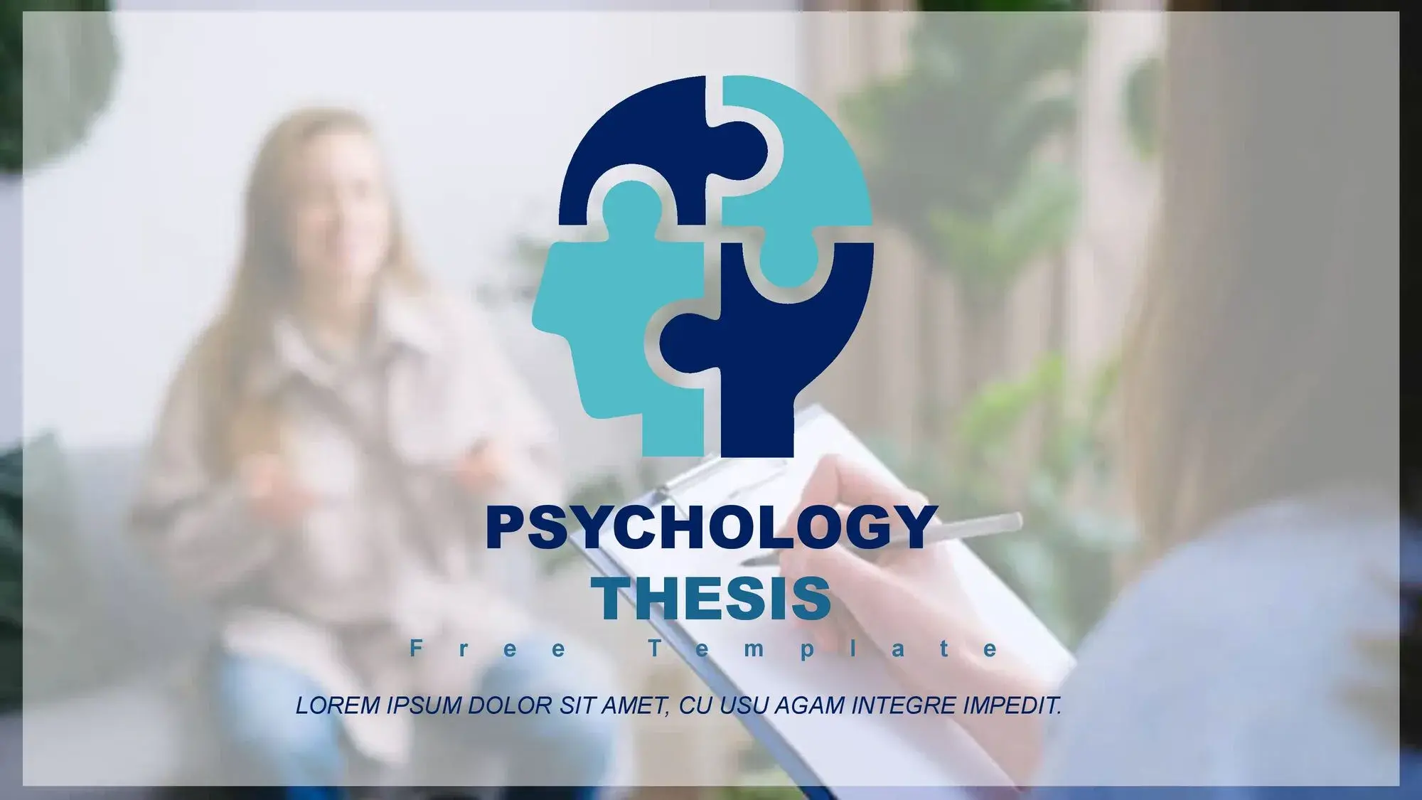 Plantilla PowerPoint para Tesis de Psicología