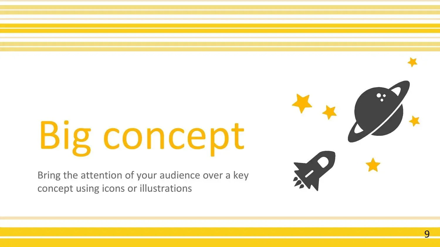 Plantilla PowerPoint estilo Líneas Amarillas