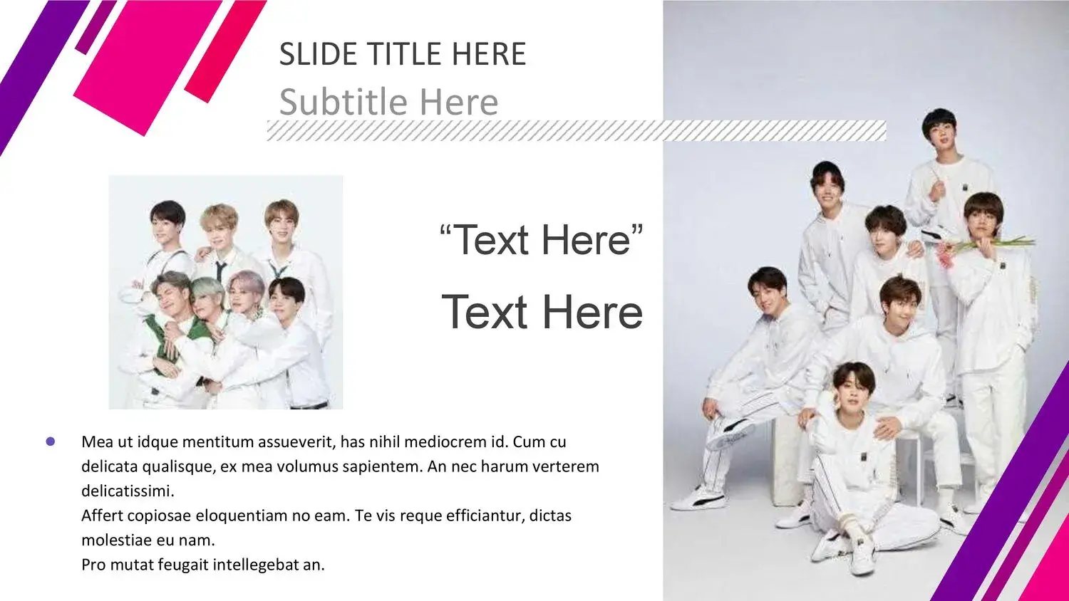 Plantilla PowerPoint Moderna de BTS