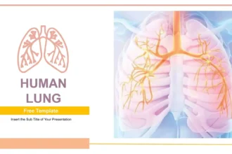 Plantilla PowerPoint de los Pulmones