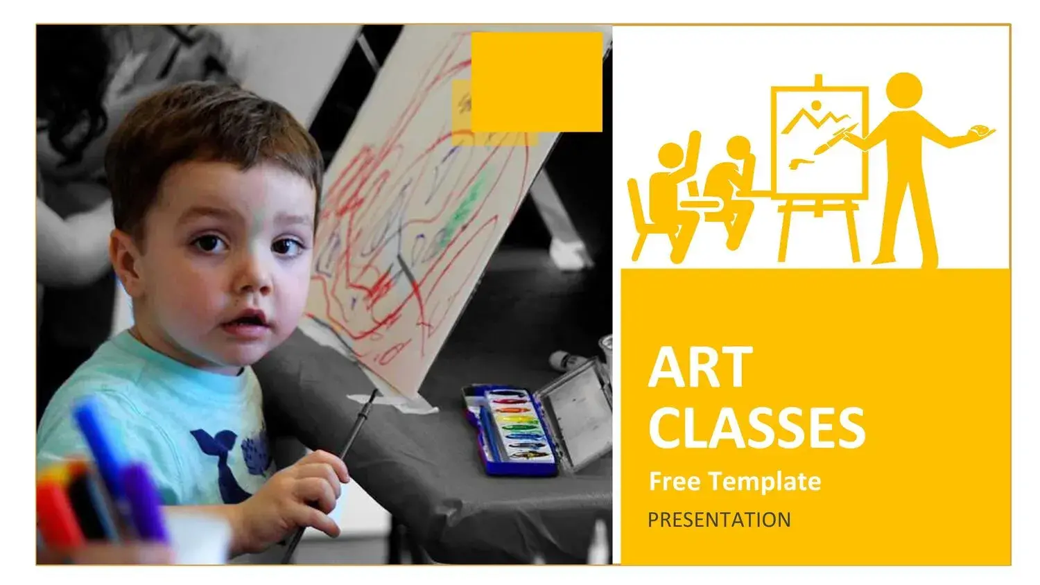 Plantilla PowerPoint para Clases de Arte